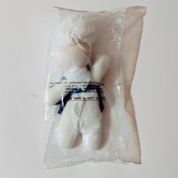 2000 Millennium Pillsbury Doughboy Plush Doll Blue Apron 11" with Tags - Picture 2 of 2